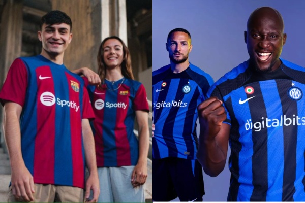 Fanellat e reja të Barcelonës, kopje e atyre të Interit