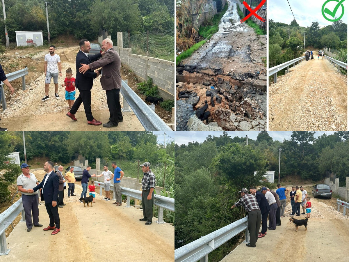 Jurgis Çyrbja: Përfundon rindërtimi i urës në Fushë-Draç, përqafimet e banorëve frymëzim për të ecur vetëm përpara!