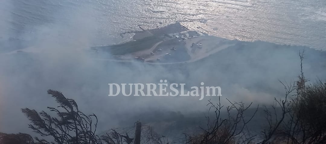 Përfshihen nga flakët kodrat e Kallmit në Durrës, dyshimet e para se çfarë e shkaktoi zjarrin (VIDEO)
