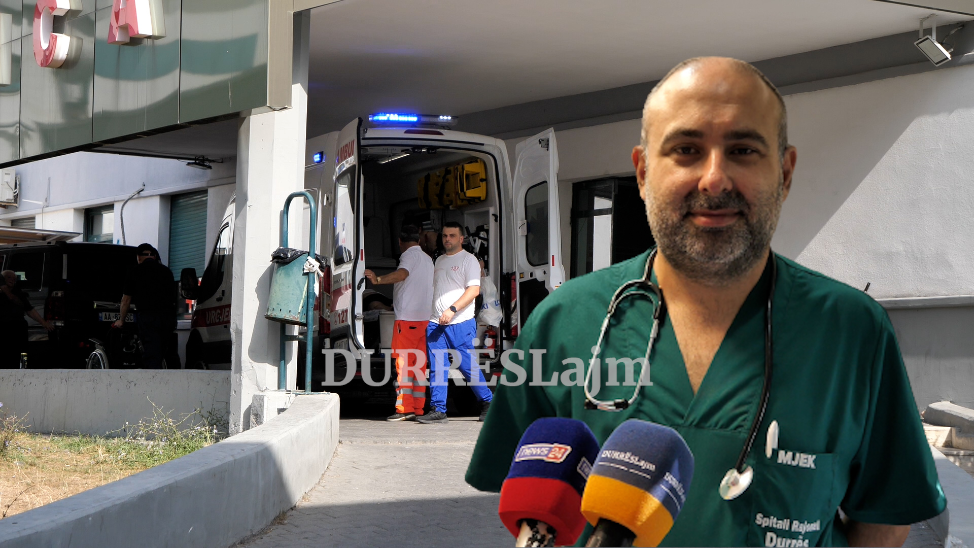 Fluks pacientësh në Urgjencën e Spitalit të Durrësit, Qerimi: Presim të shkojmë në 500 vizita në 24 orë (VIDEO)
