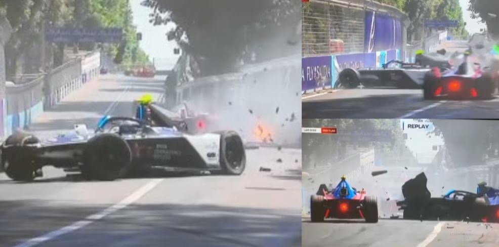 Aksident i frikshëm në garën e Formula E në Romë, përplasen 6 makina