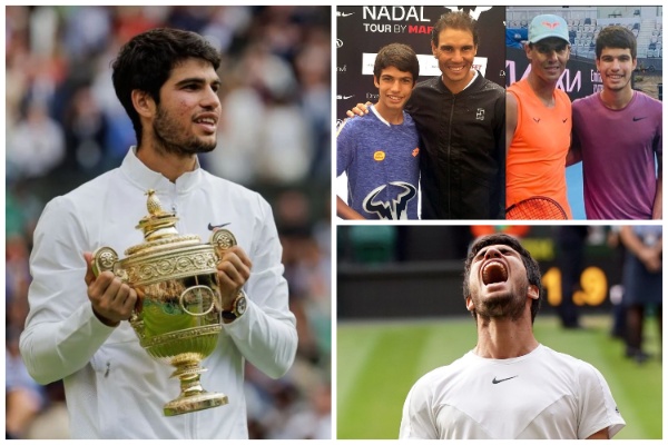Alkaraz, kampionin e ri të Uimbëlldonit, e uron edhe idhulli i tij Rafael Nadal