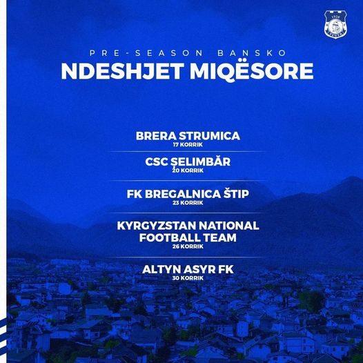 Teuta sfidon 4 klube dhe një Kombëtare në miqësore gjatë fazës përgatitore në Bullgari