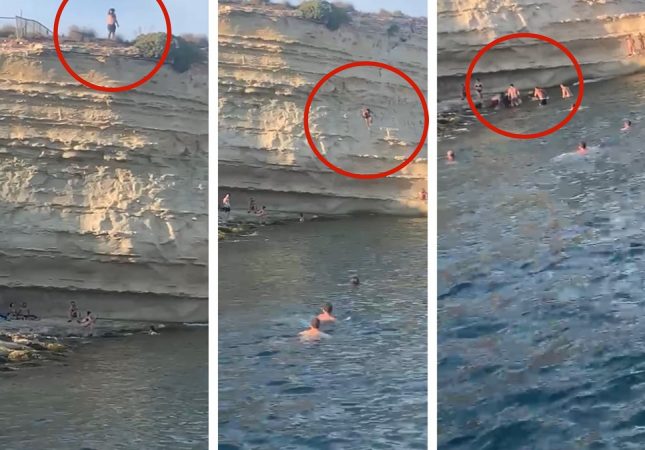 VIDEO/ Shqiptari hidhet nga shkëmbi në ujë në Maltë, plagoset rëndë