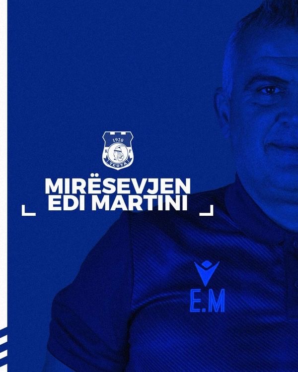 Zyrtare/Teuta rikthen në pankinë trajnerin e njohur Edi Martini