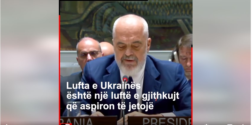 Rama ndan videon nga mbledhja KS në OKB: Fyerje për organizatën nëse Rusia nuk njihet si agresori dhe Ukraina si viktimë