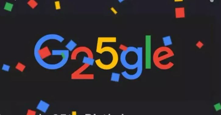 Google feston sot 25-vjetorin e themelimit