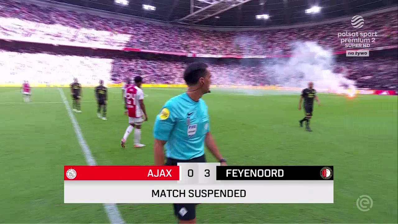 Ndërpritet klasikja e Holandës, tërbohen’ tifozët e Ajaxit