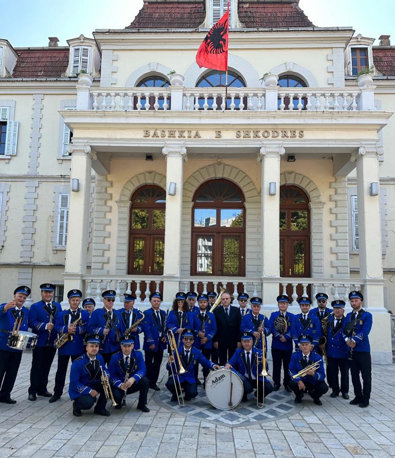 Orkestra Frymore e qytetit të Durrësit nderohet me Çmimin e Dytë në Takimin Ndërkombëtar të Orkestrave Frymore në Shkodër