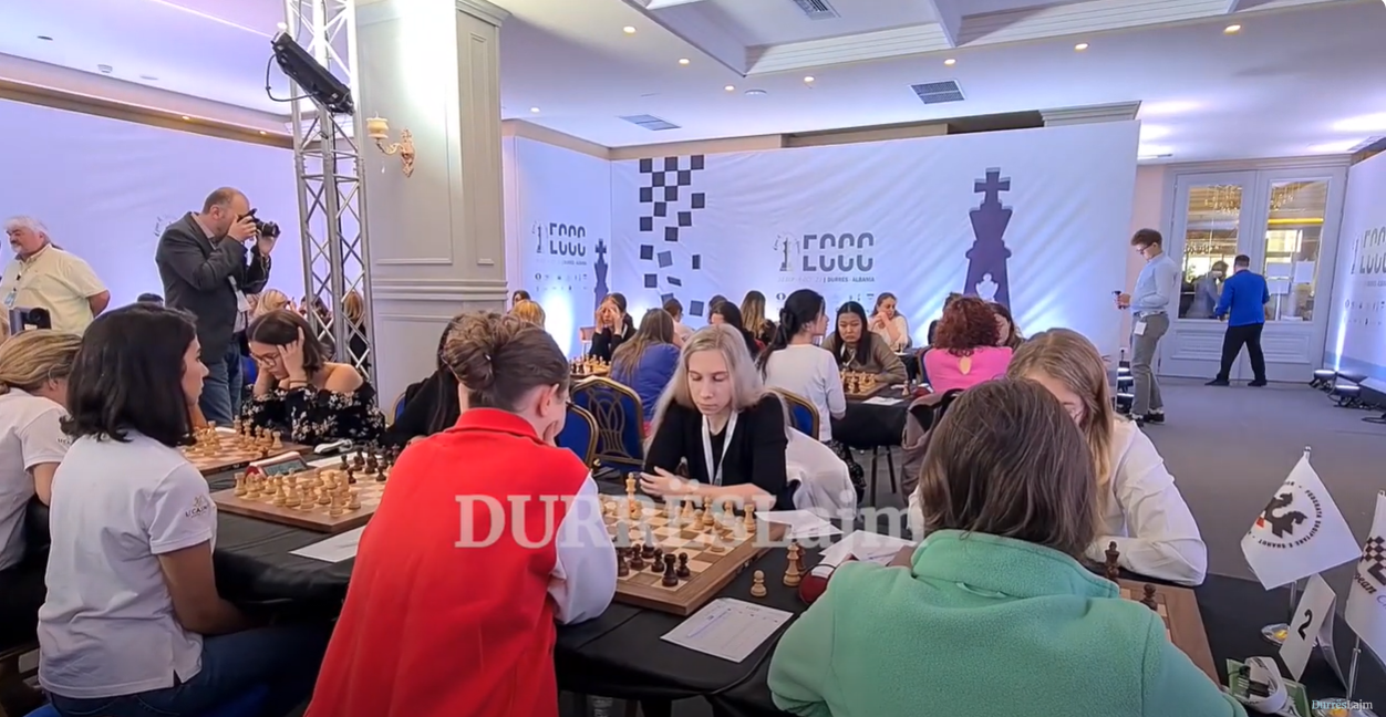 Raundi i dytë i Kupës Evropiane të Klubeve të shahut, ekipi i Teutës për femra mes 4 skuadrave me pikë të plota (VIDEO)