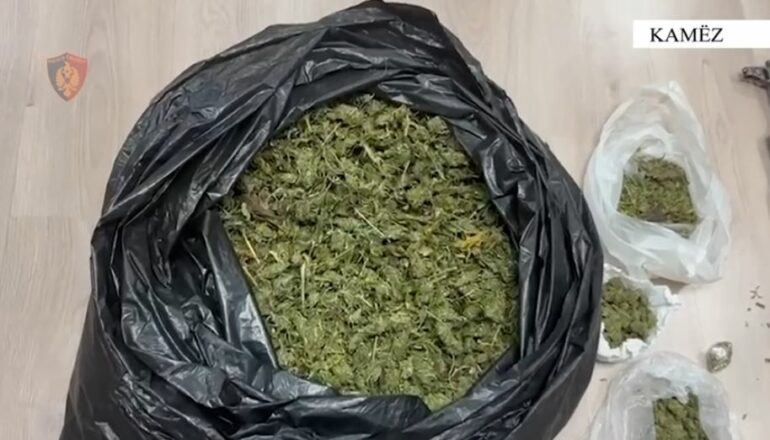 Kishin bërë drogën gati për shitje, goditet grupi kriminal në Kamëz, 3 në pranga