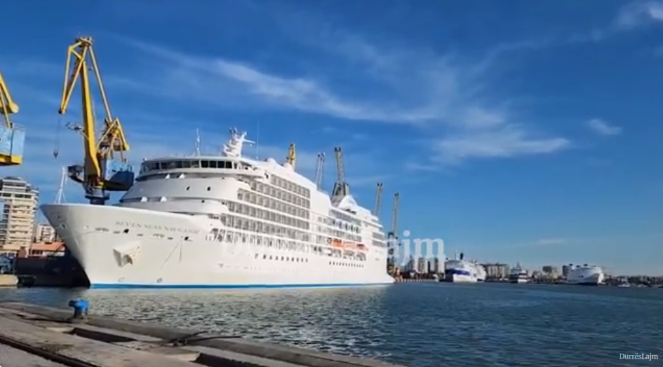 &#8220;Seven seas navigator&#8221; sjell në Durrës 437 turistë, krocera e pestë brenda pak ditësh (VIDEO)