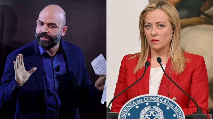 E quajti “bastarde”, Roberto Saviano dënohet me gjobë për shpifje kundra Melonit