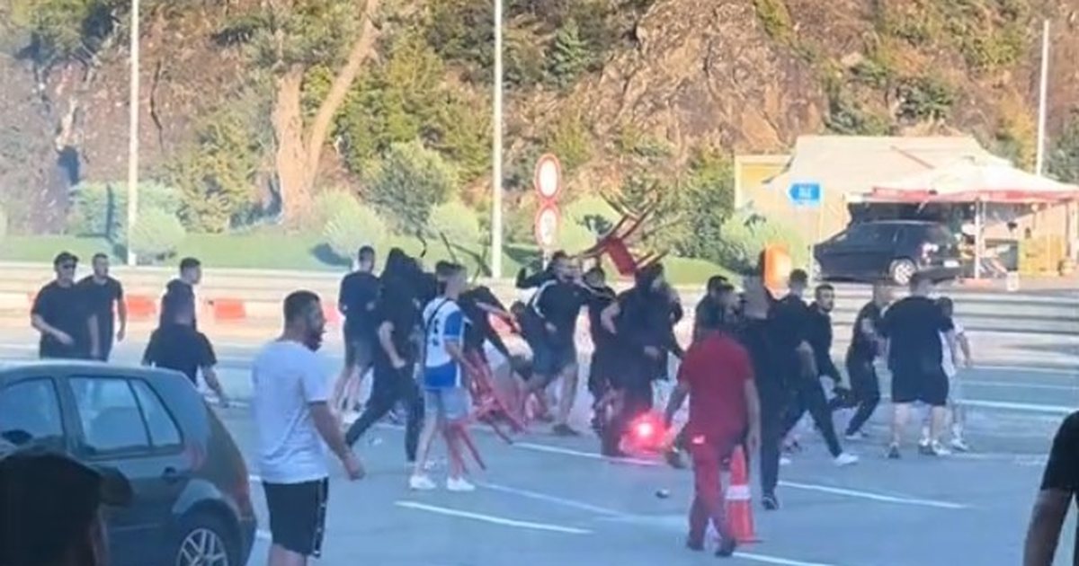 Përleshja mes tifozëve të Tiranës dhe Vllaznisë, shoqërohen në polici 160 persona, 8 të arrestuar