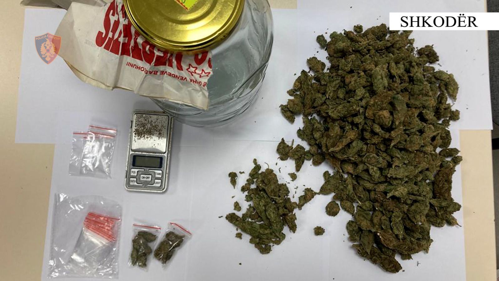“Tempulli”/ Shiste doza kanabisi në zona të ndryshme në Shkodër, vihet në pranga 29-vjeçari