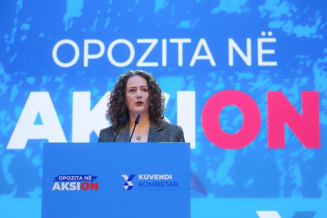 Argita Malltezi në podiumin e Kuvendit të PD-së: Ku gabuam?! Vendi rrezikon që të bjerë në diktaturë!