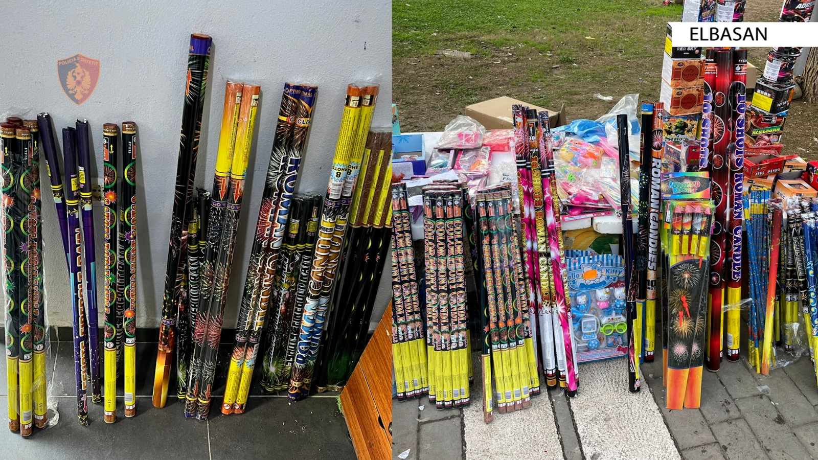 Shisnin në rrugë lëndë piroteknike të kontrabanduara, 2 të proceduar penalisht