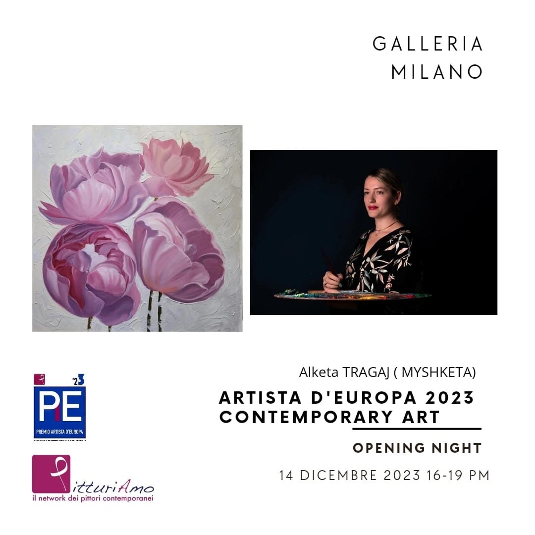 Piktorja durrsake Alketa Tragaj shpallet “Artista d’Europa 2023”, zgjidhet në top 5-en e artistëve kontemporanë