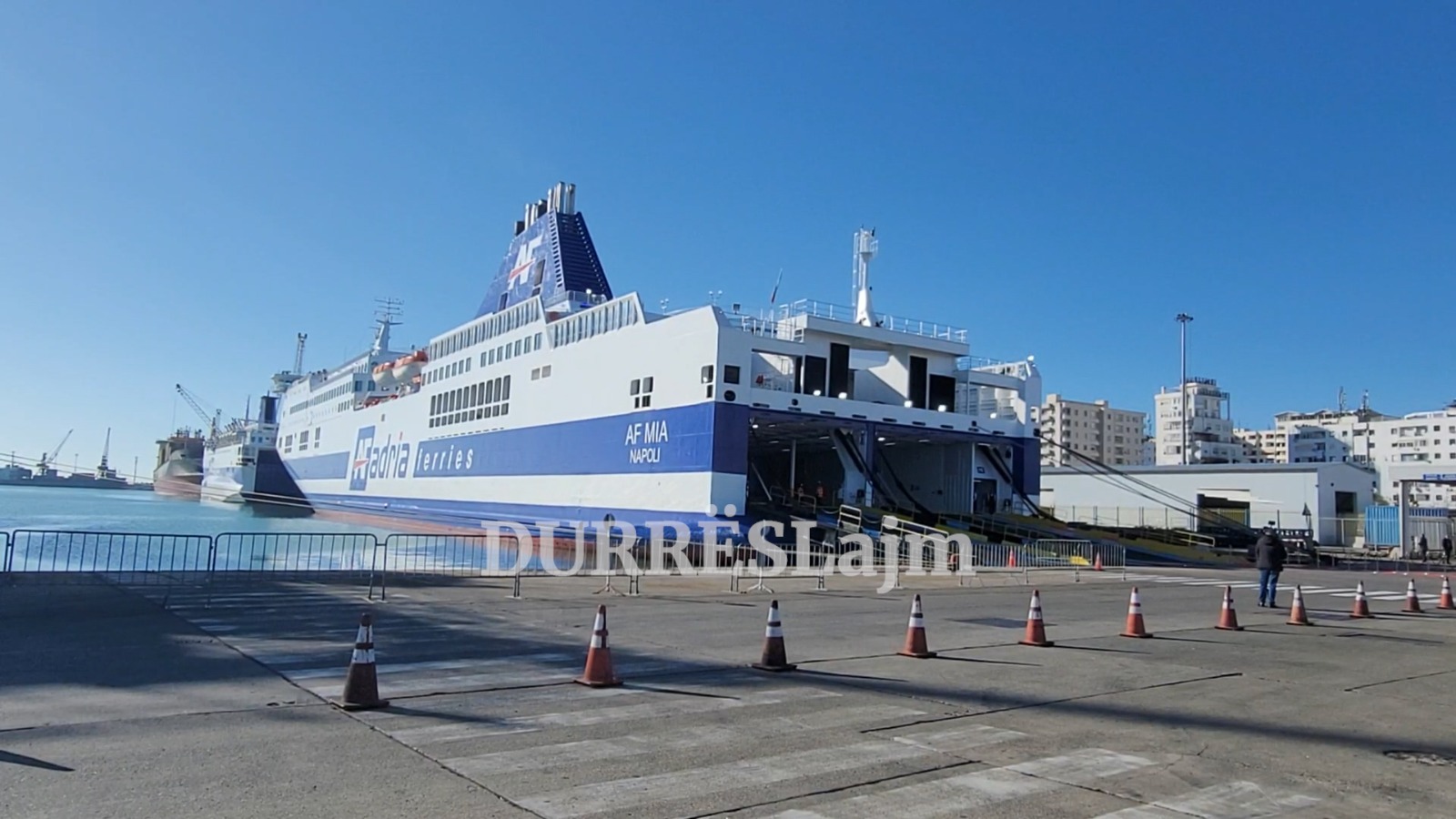 &#8220;Anija më e bukur, që ka ardhur në Durrës!&#8221; Përurohet trageti më i ri i linjës Durrës &#8211; Ankona (VIDEO)