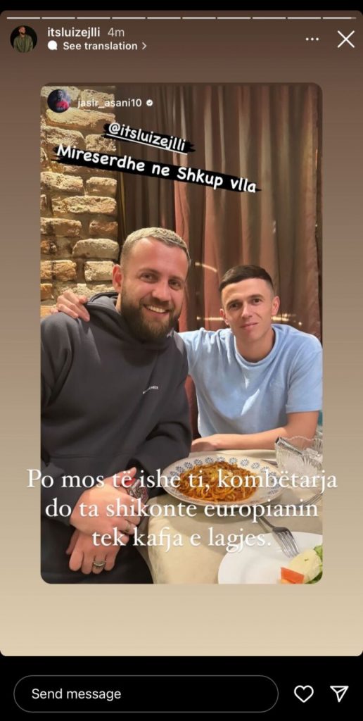 “Po të mos ishte Asani…”, Luizi thumbon lojtarët e kombëtares