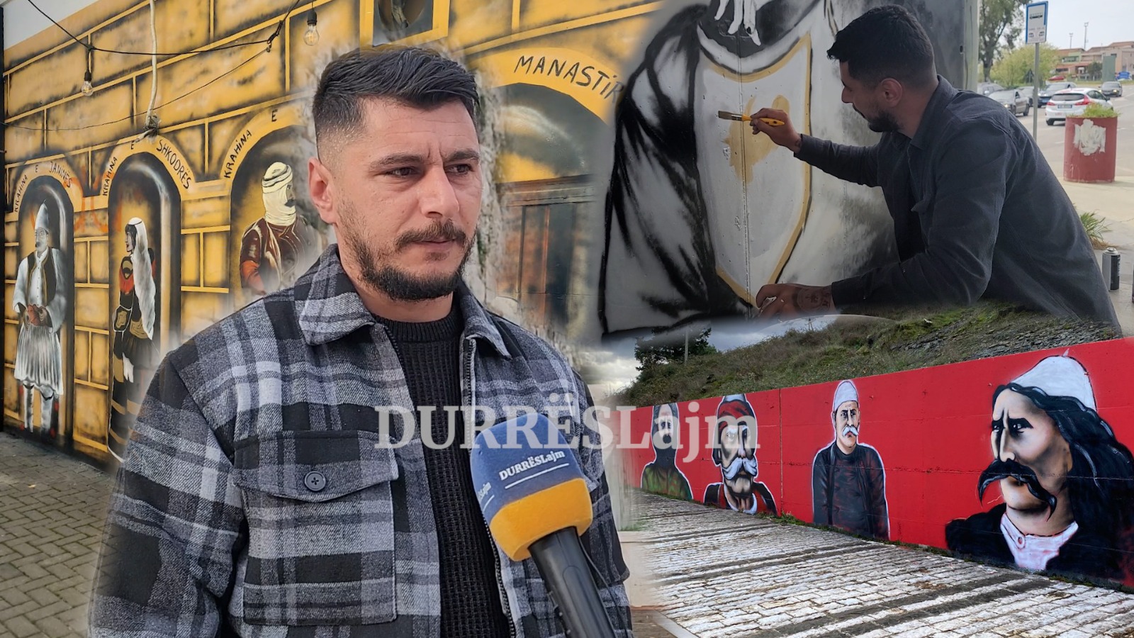 Flet artisti i muraleve, Bledar Çakalli: Në fillim kisha familjen kundër. Ja kur jam ndjerë i kërcënuar! (VIDEO)