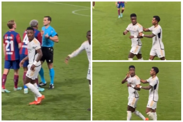 Ja si u tall Vinicius me stolin e Barcelonës pas fitores