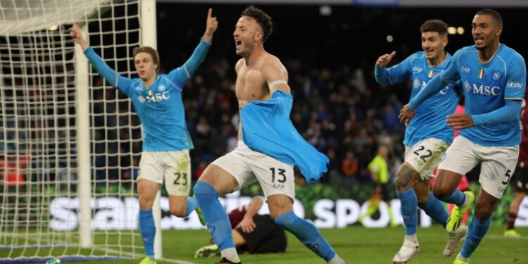 Amir Rrahmani i jep fitoren Napolit në frymën e fundit përballë Salernitanës