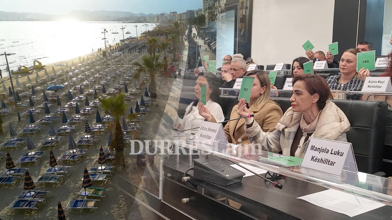 Durrës, miratohet harta e plazheve publike dhe private, këshilltarët e djathtë dalin me dy propozime konkrete (VIDEO)