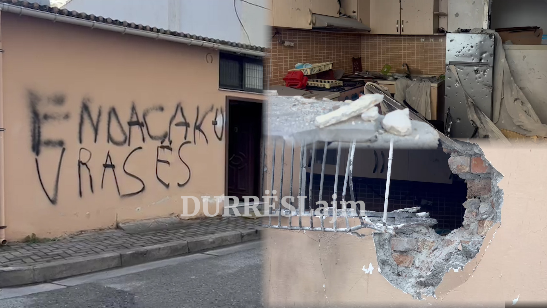 &#8220;Endacaku vrasës!&#8221; Çfarë ka mbetur në shtëpinë e Ilir Koçiljas në Durrës disa orë pas sulmit me tritol (VIDEO)