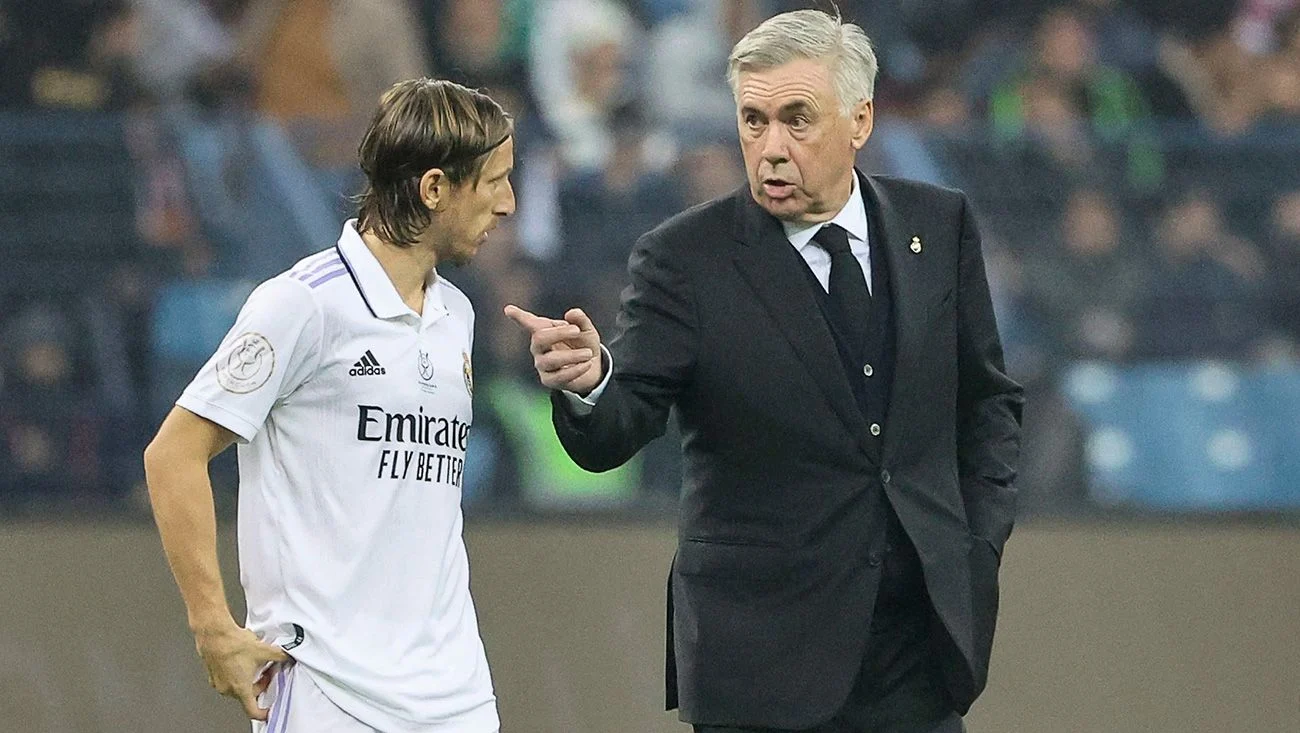 Luka Modric refuzon propozimin e trajnerit Carlo Ancelotti