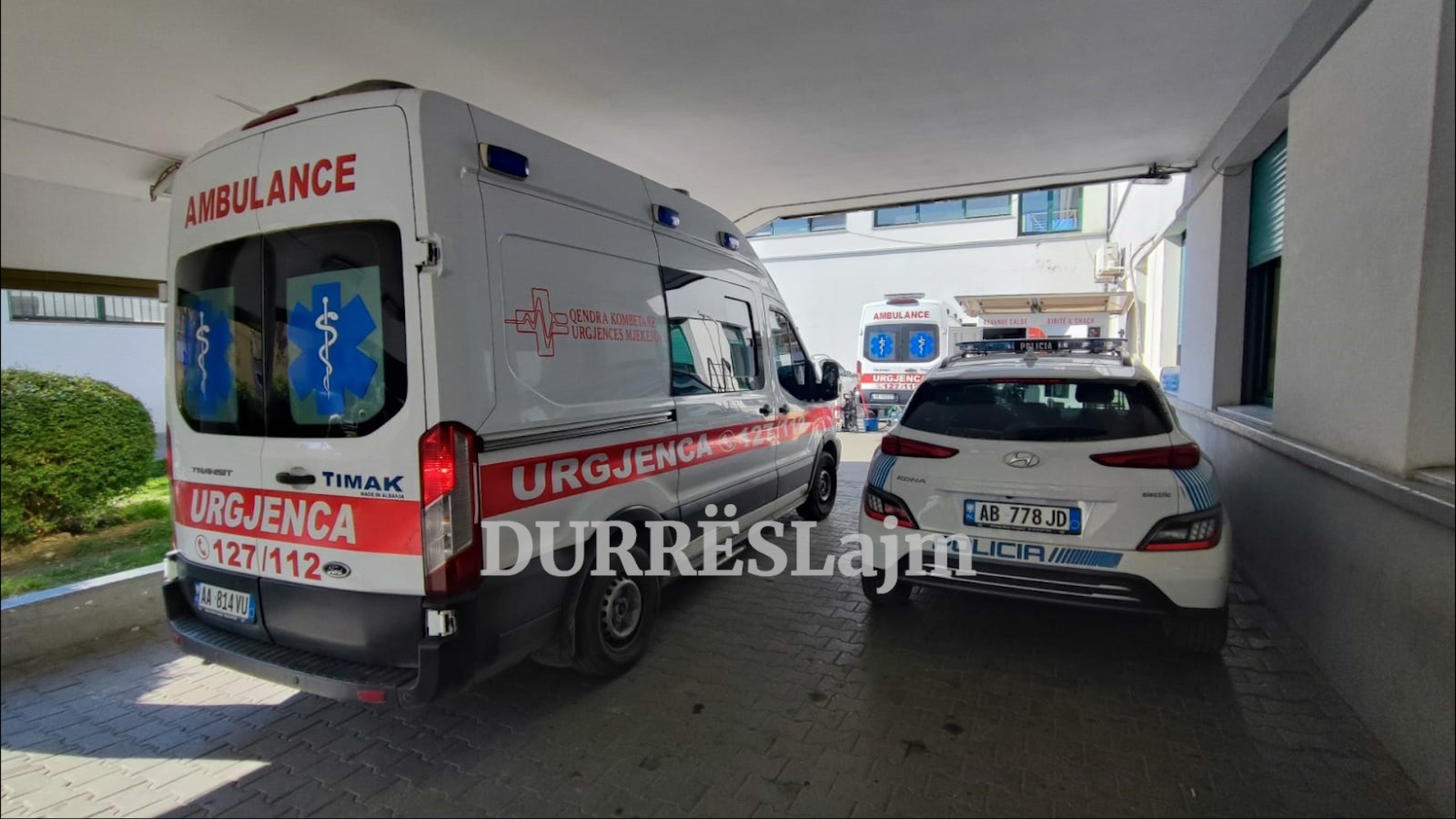 Plagoset me thikë një person, dërgohet në spitalin e Durrësit në gjendje të rëndë