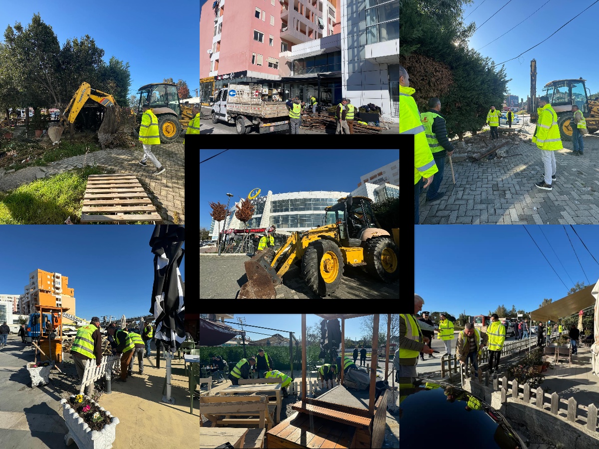 Aksioni në zonën e Plazhit, Sako: Po hartojmë një projekt tip për të gjitha baret e restorantet (FOTO)