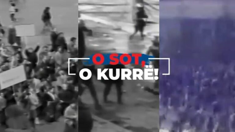 “O sot, o kurrë”, Berisha poston sloganin e protestës: 20 shkurti, dita e dredhjes së themeleve të monizmit të Ramës