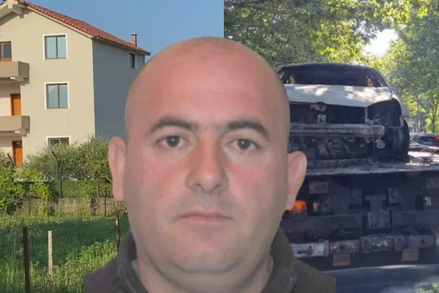 Pamje nga makina e shkrumbuar e autorëve që ekzekutuan Bejtjan, çfarë u gjet brenda saj