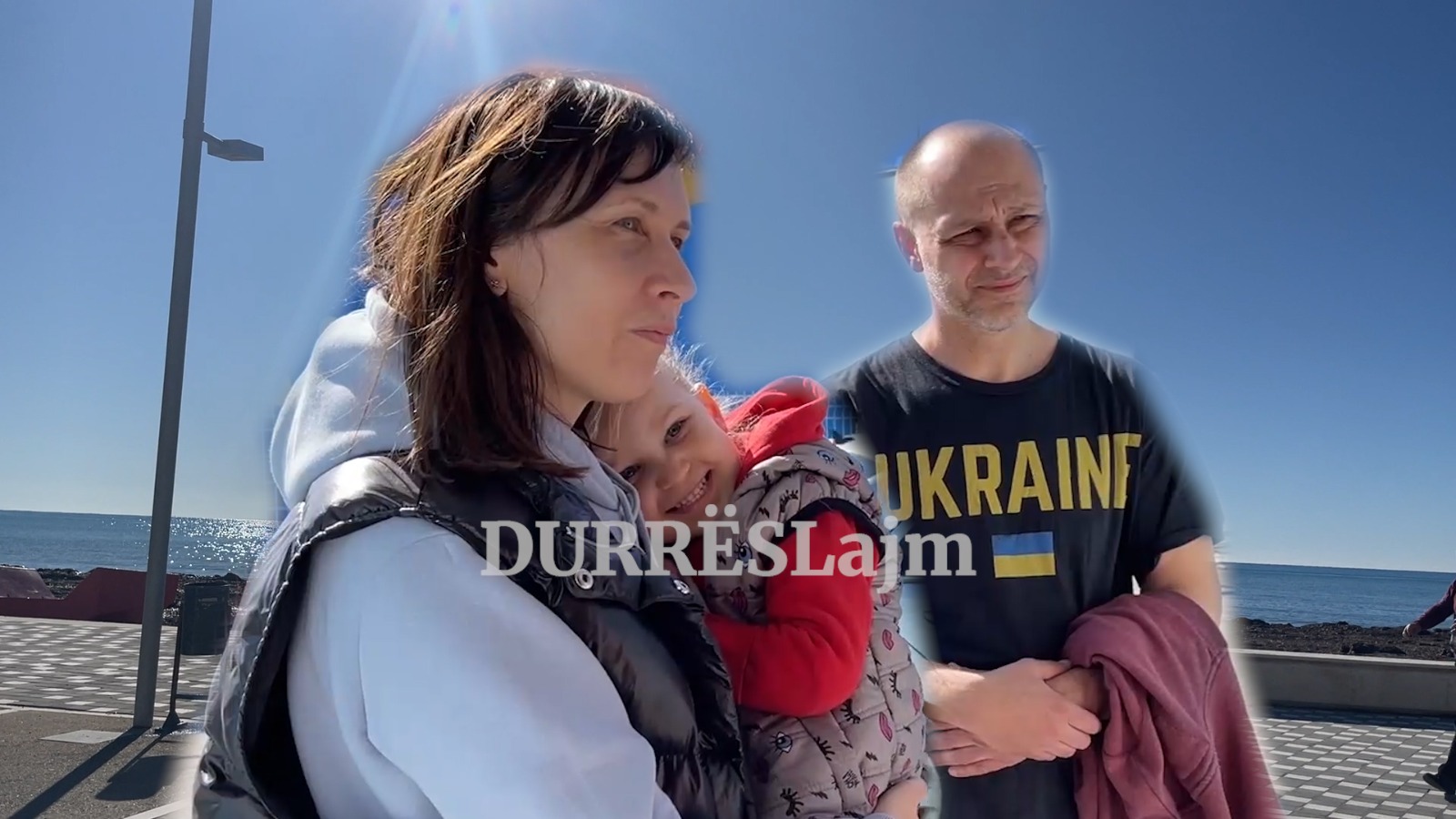 Në diell pranë detit me sytë nga lufta, historia e jetës në Durrës e familjes nga Ukraina (VIDEO)