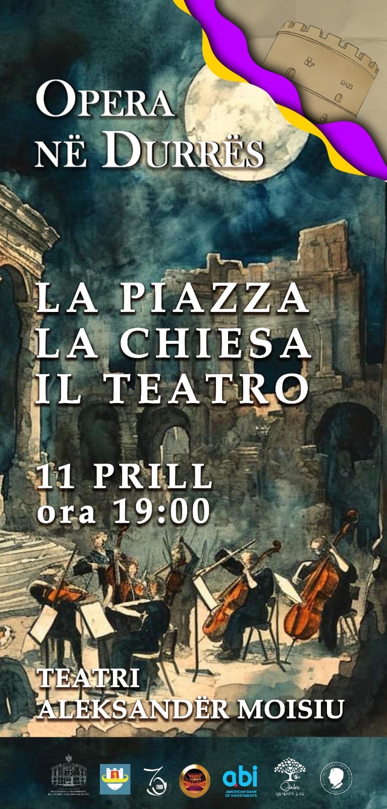 Opera në Durrës, “La Piazza, la Chiesa, il Teatro” premierë të enjten
