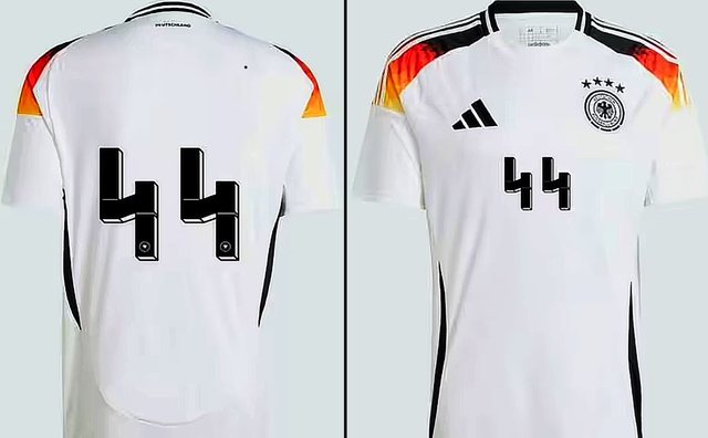 Adidas ndalon tifozët të vendosin numrin 44 në fanellën e ekipit gjerman të futbollit, kjo është arsyeja