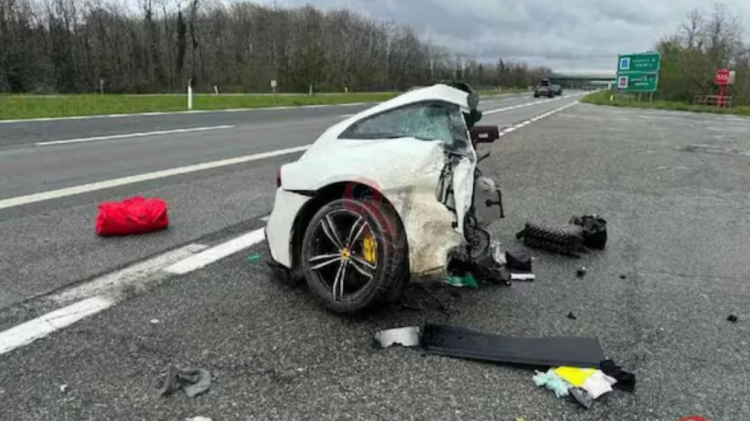 Ferrari u nda në dyshë/DJ shqiptar humb jetën në një aksident në Itali, po ecte me 200 km/orë kur makina u përplas dhe shpërtheu në flakë 