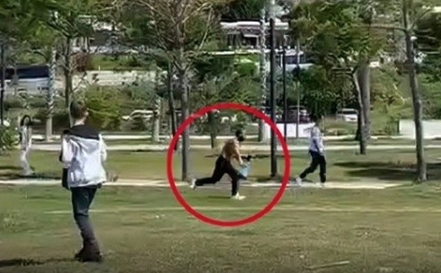 E tmerrshme në Vlorë, një burrë tenton të godasë me thikë fëmijët në park