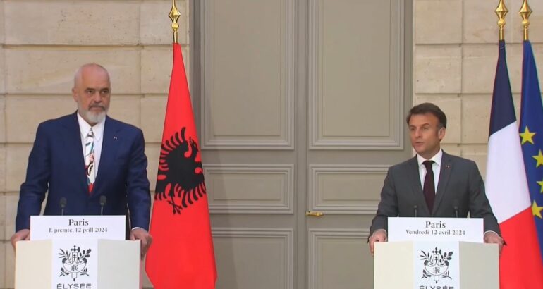 Macron: Mund të keni besim tek ne, Franca mbështet rrugëtimin europian të Shqipërisë
