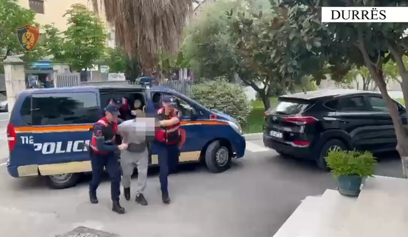 &#8220;Wanted&#8221;/ Policia e Durrësit nxjerr videon e arrestimit të Agron Bejdollit, krahut të djathtë të “Rrumit të Shijakut”