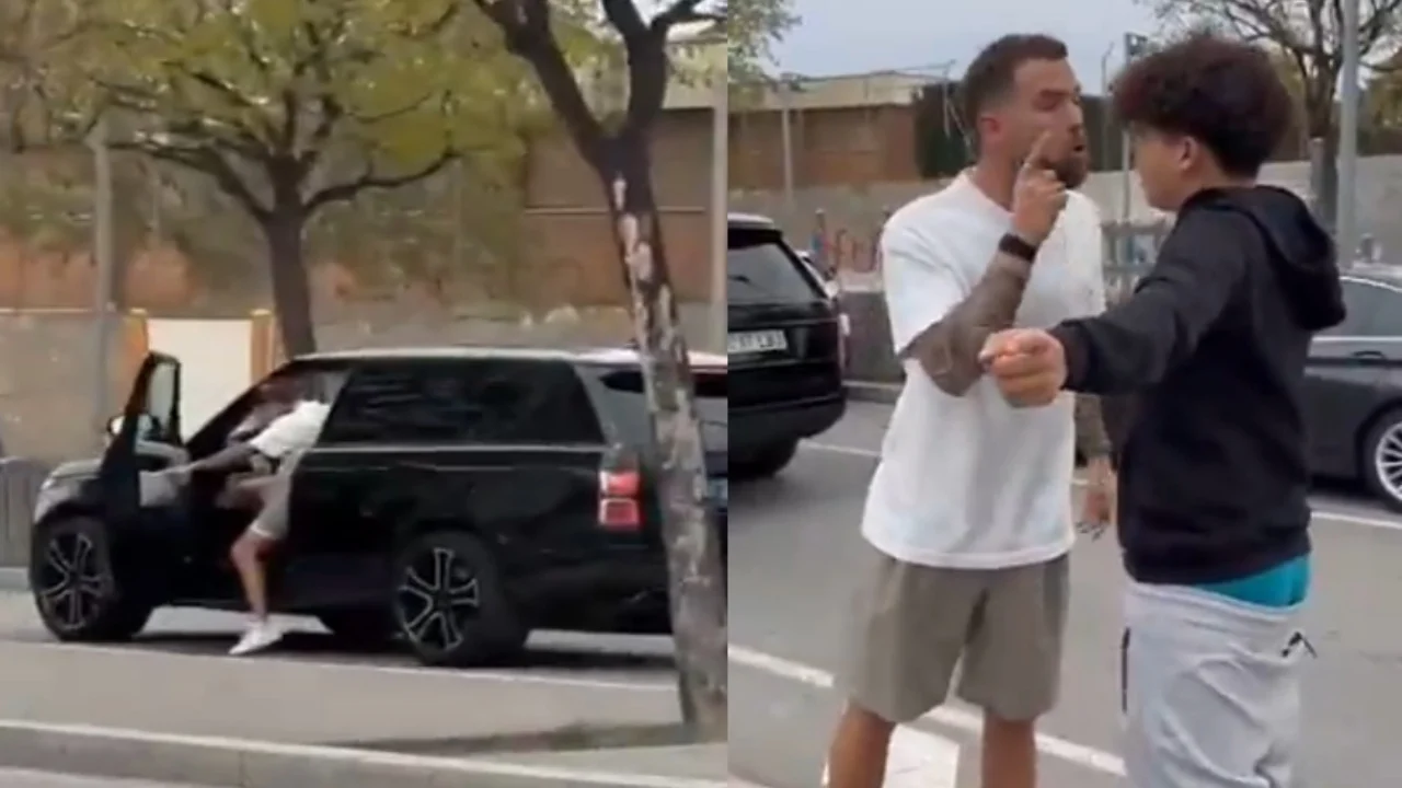 Lojtari i Barcelonës del nga makina dhe përplaset me tifozët: Hera e fundit që më quani budalla