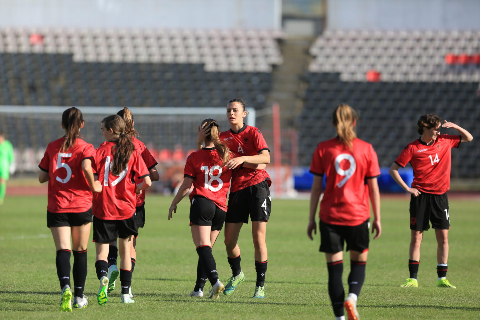 Euro U-19 për vajza, Shqipëria fiton me goleadë përballë Lihtenshtejnit