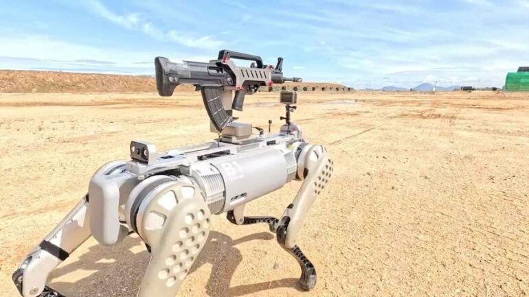 Një makinë vrasëse, Kina prezanton qenin robot