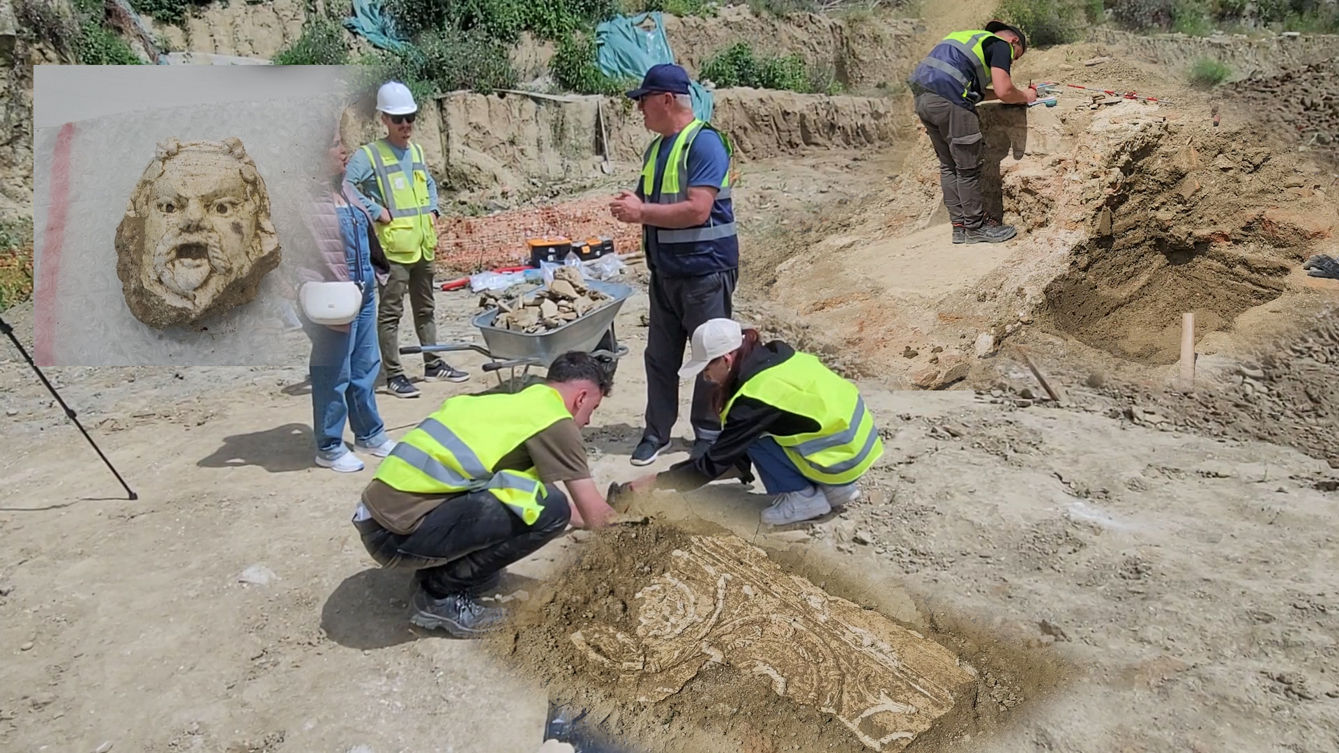Nëntoka e Durrësit surprizon sërish, zbulime të reja arkeologjike dalin në dritë në kantierin e gjimnazit &#8220;Gjergj Kastrioti&#8221; (VIDEO)