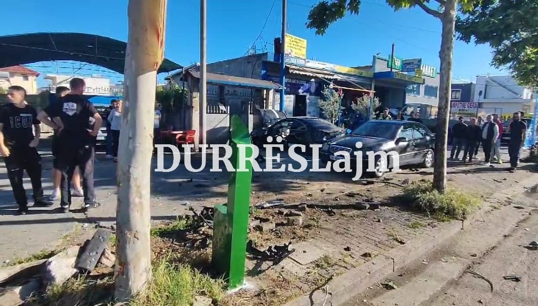 Aksident i rëndë në Durrës, i riu me “Benz” merr para dy të moshuar, largohet nga vendngjarja (VIDEO)