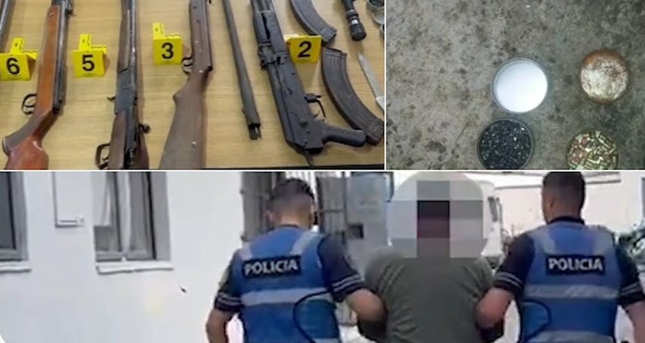 Dy vëllezërve i gjejnë arsenal armësh në banesë, njëri arrestohet tjetri do hetohet në gjendje të lirë