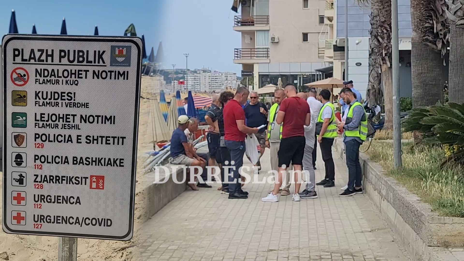 Task Force zbarkon në plazhin e Durrësit (VIDEO)
