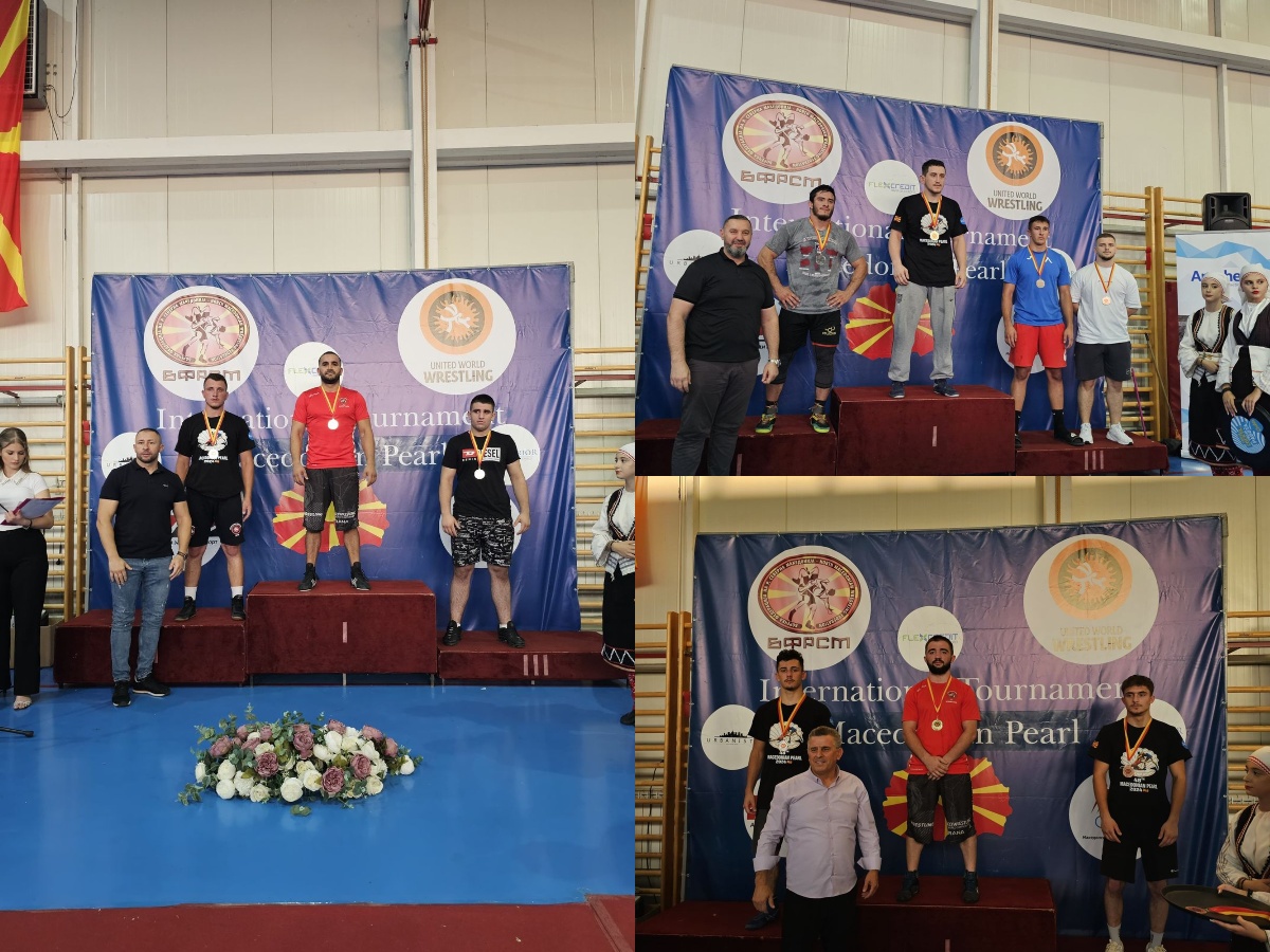 Ekipi i Teutës në mundje shkëlqen në turneun ndërkombëtar “Margaritari i Maqedonisë”, fiton dy vende të para