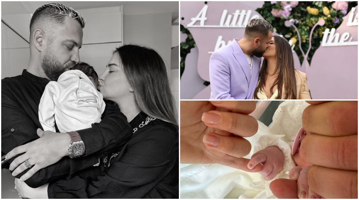 Kiara Tito dhe Luiz Ejlli publikojnë foton e ëmbël të së bijës në 2 mujorin e saj të lindjes